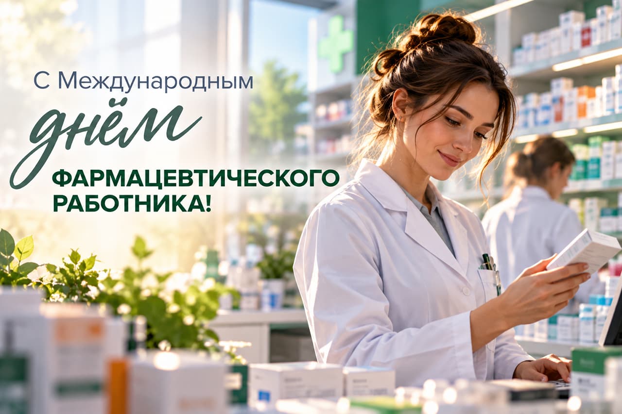 Поздравляем с Днём фармацевтического работника!