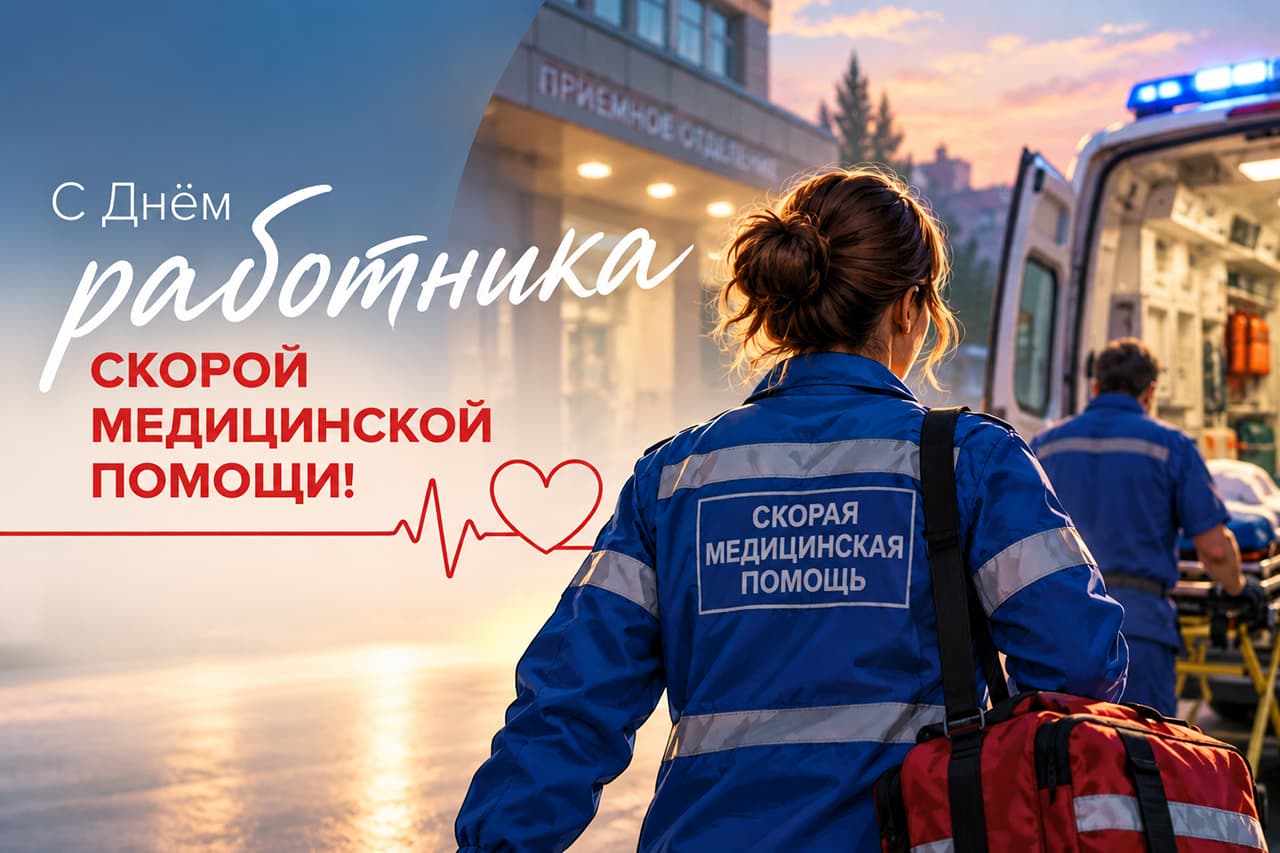 С Днём работника скорой медицинской помощи!